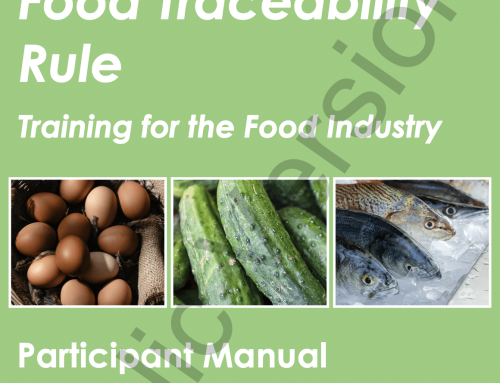 New FSPCA Food Traceability Rule Training Manual Available